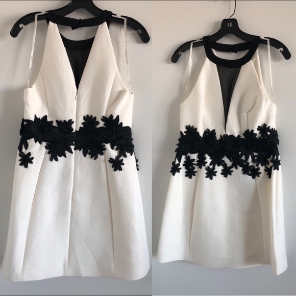 Halston Heritage floral embroidered dress NWT sz2 - Picture 1 of 4